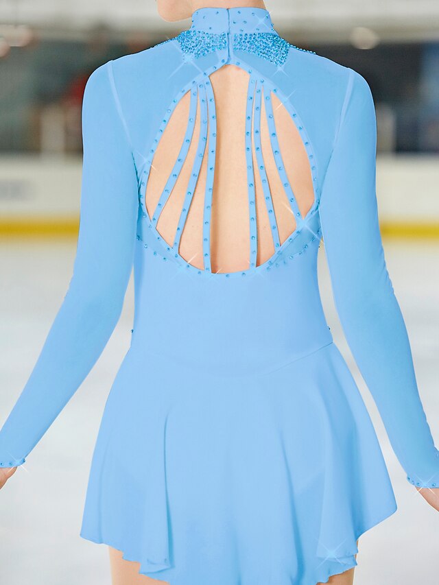 Figure Skating Dress Women's Girls' Ice Skating Dress Outfits Light