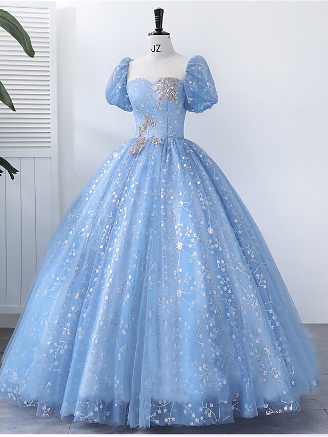 Ball Gown Quinceanera Dresses Princess Dress Performance Sweet 16 Floor ...