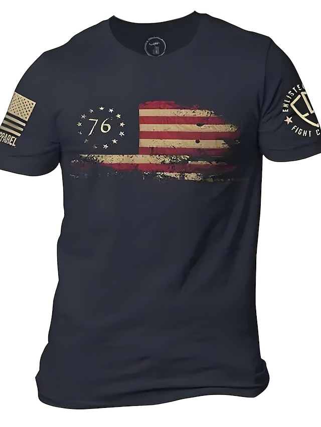  Dia dos Veteranos Camiseta Masculina Patriota Patriótica Veterano 100% Algodão Gráfica T Shirt Camisa Confortável Tee Casual ao Ar Livre Rua Verão Fashion Designer Vestuário S M L XL XXL