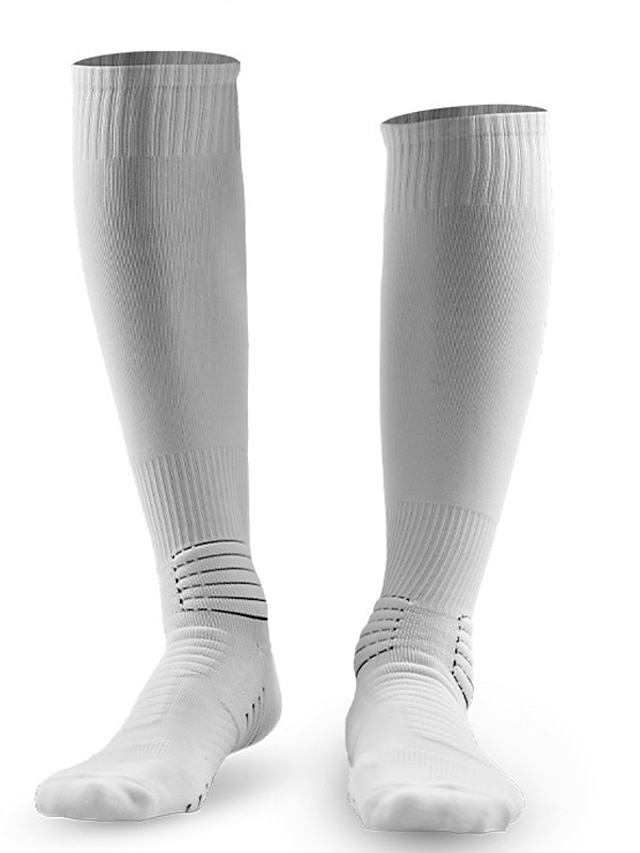  2 paires de chaussettes de compression pour hommes chaussettes hautes unies chaussettes de randonnée noir blanc sports de plein air ski randonnée quotidienne quatre saisons élégant classique