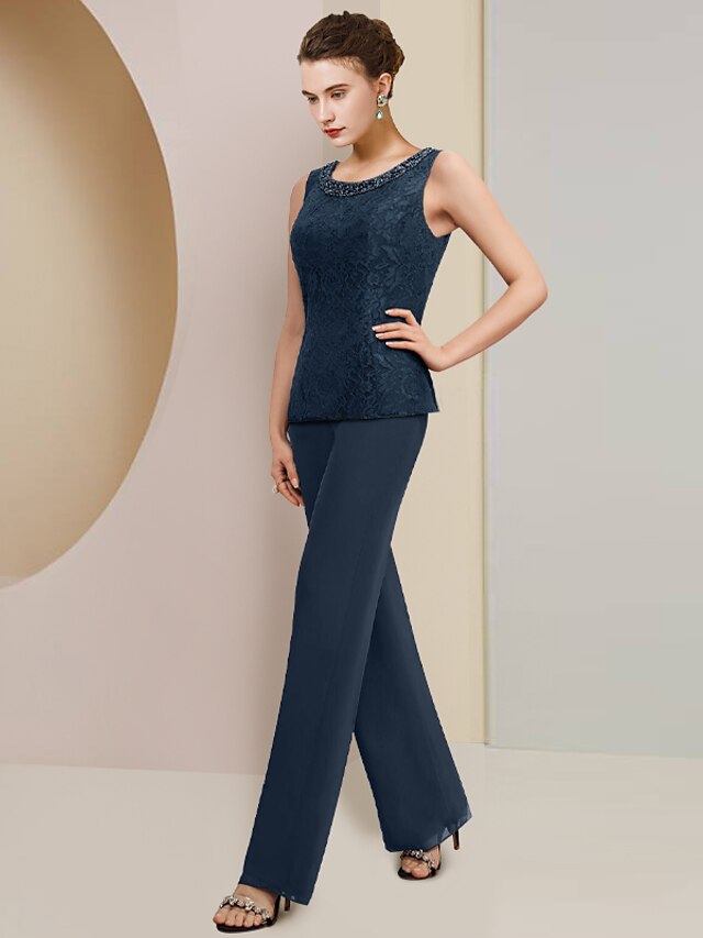 Mode schulterfrei solide formale Hochzeit Hosenanzug / Overall