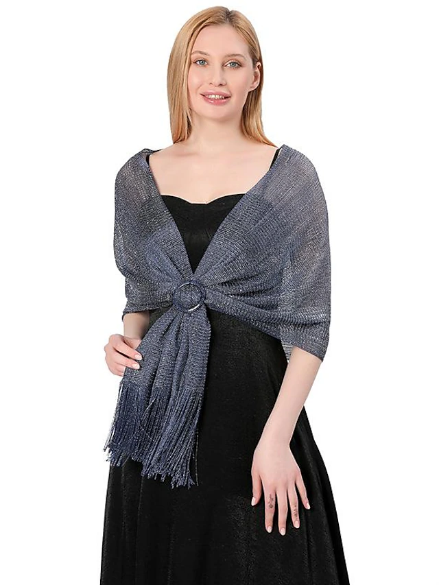 Women's Shrug Open Front Knit Summer Spring Fall Formal Party Work ...