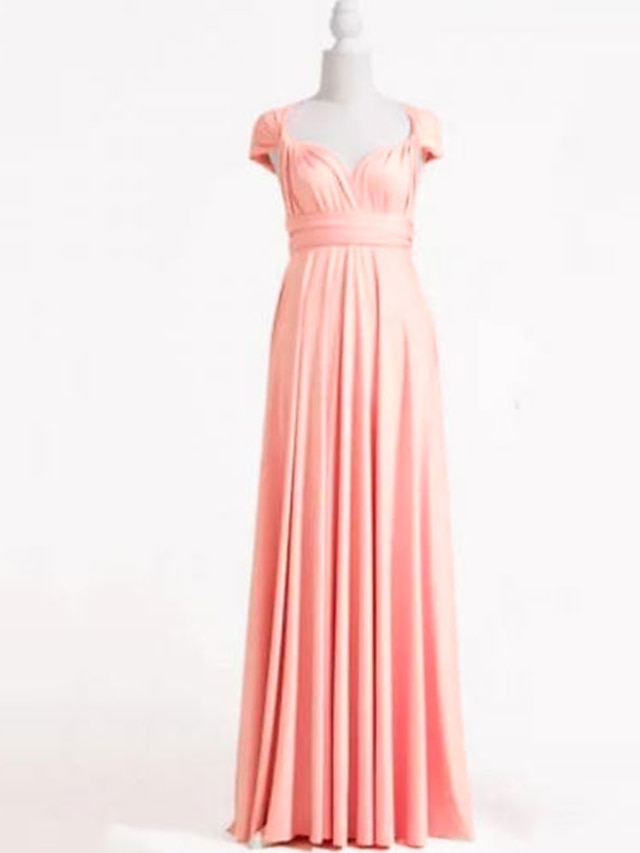 Sheath/Column Halter Sleeveless Ruched Bridesmaid Dresses