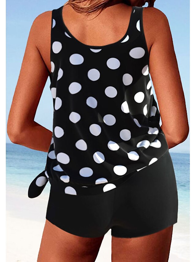 Women's Swimwear Tankini 2 Piece Normal Swimsuit 2 Piece Modest ...