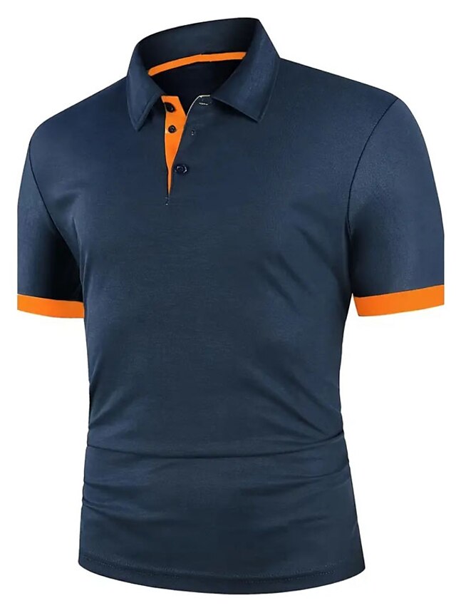 Men's Sport Polo Polo Shirt Casual Holiday Lapel Short Sleeve Fashion