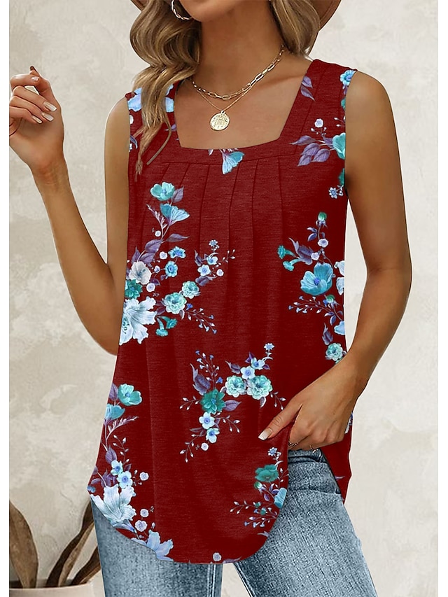 women-s-tank-top-floral-print-casual-holiday-basic-sleeveless-square