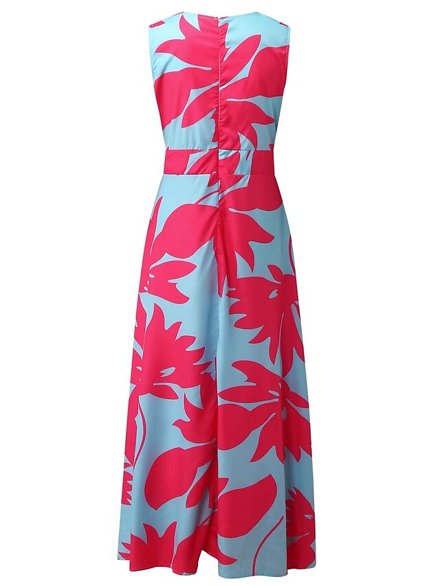 Women's Casual Dress Swing Dress Long Dress Maxi Dress Blue Light Green ...