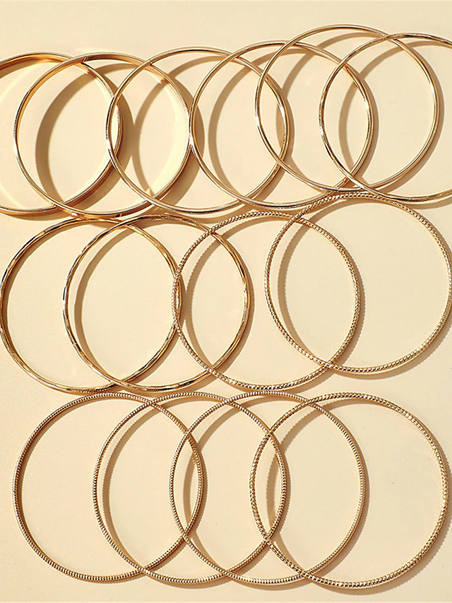 Women's Bangle Fashion Outdoor Pure Color Bracelets & Bangles 6