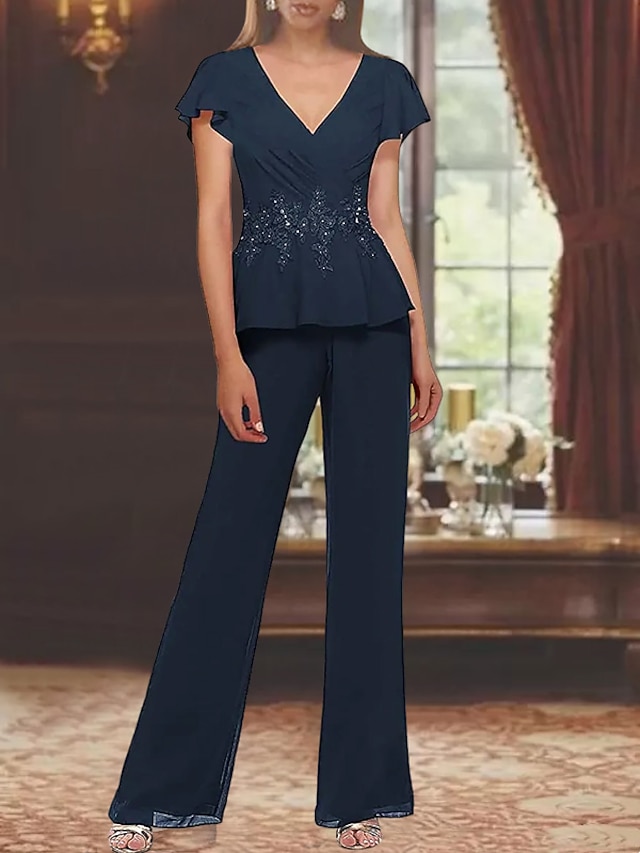 Jumpsuits Mother of the Bride Dress Formal Wedding Guest Elegant Party