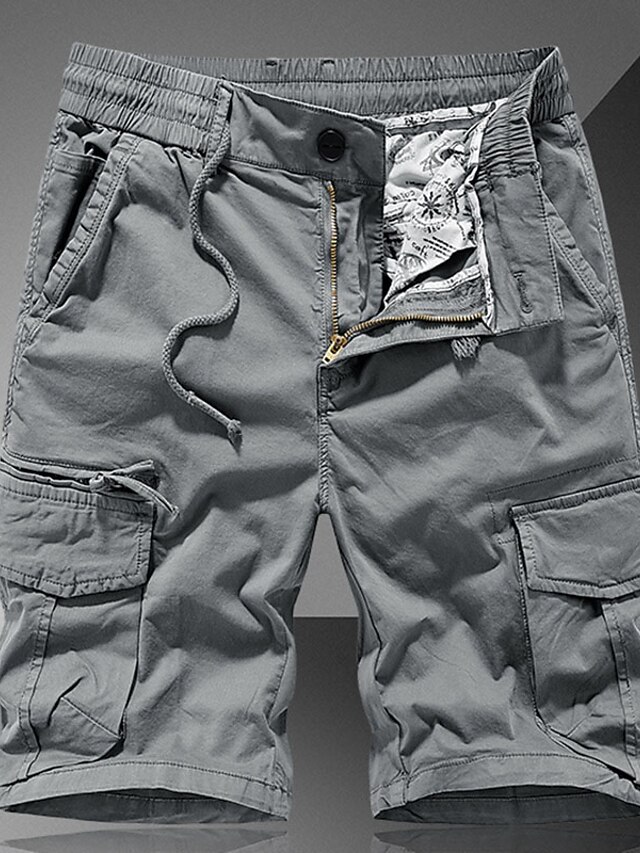 Herren Cargo Shorts - Elastische Taille Für Sport & Alltag