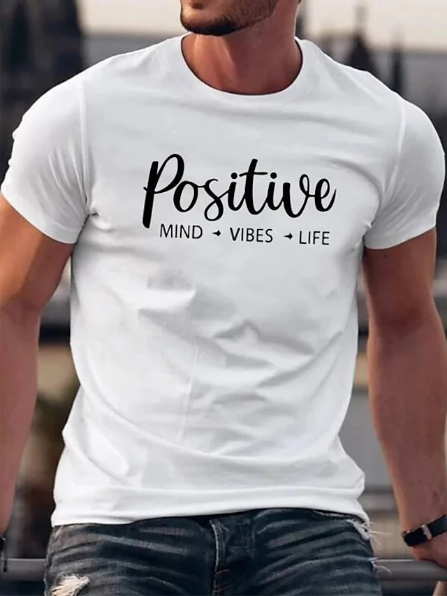 Men's Graphic Letter T Shirt Casual Style Classic Style Tee Top Short Sleeve T shirt Graphic Print Crew Neck Shirt Outdoor Daily Sports 1 2 3 Spring & Summer Clothing Apparel S M L XL 2XL 3XL 11