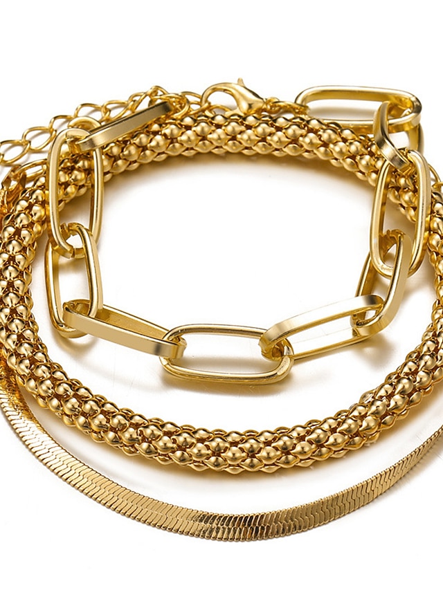  Femme Bracelets Mode Extérieur Géométrie Bracelet