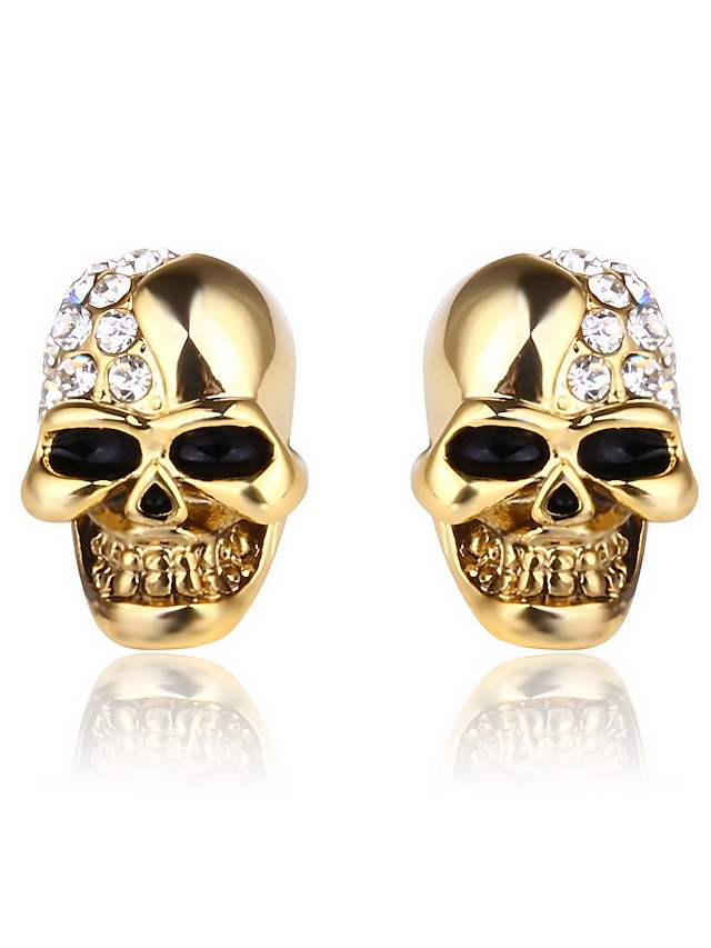  1 Pair Stud Earrings For Women's Daily Festival Alloy Classic Skull