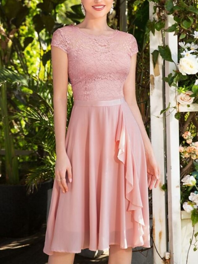 Slim-fit Red Strapless A-Line Long Party Dress Wedding Guest Dress main image 1