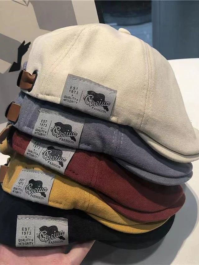 Daily Forward Cap Peaky Caps for Women British Western Style Ivy Cap ...