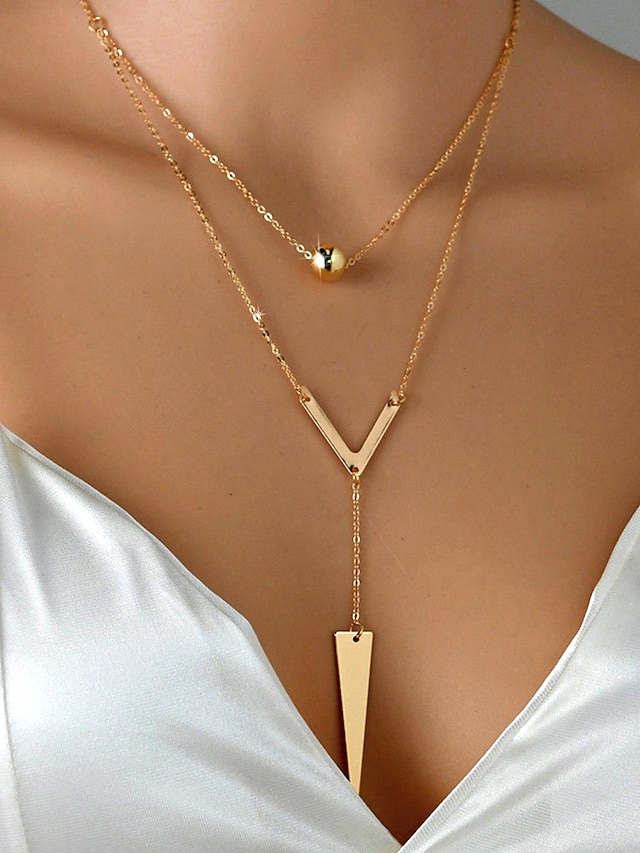  Жен. ожерелья Мода на открытом воздухе Геометрия Ожерелья