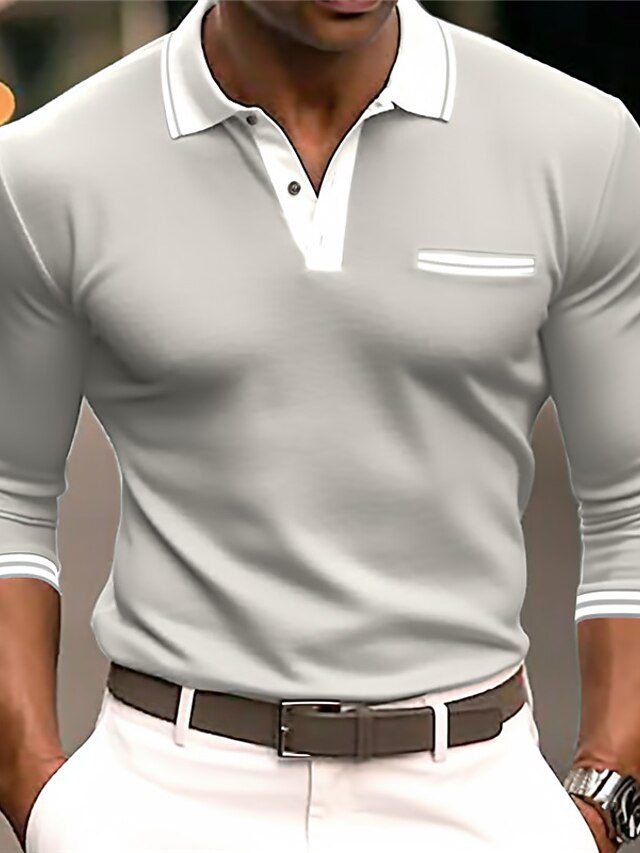 Men's Button Up Polos Polo Shirt Casual Holiday Lapel Short Sleeve