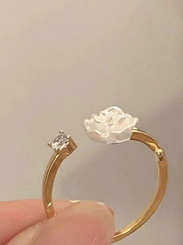 Women's Rings Fashion Outdoor Floral Ring 5