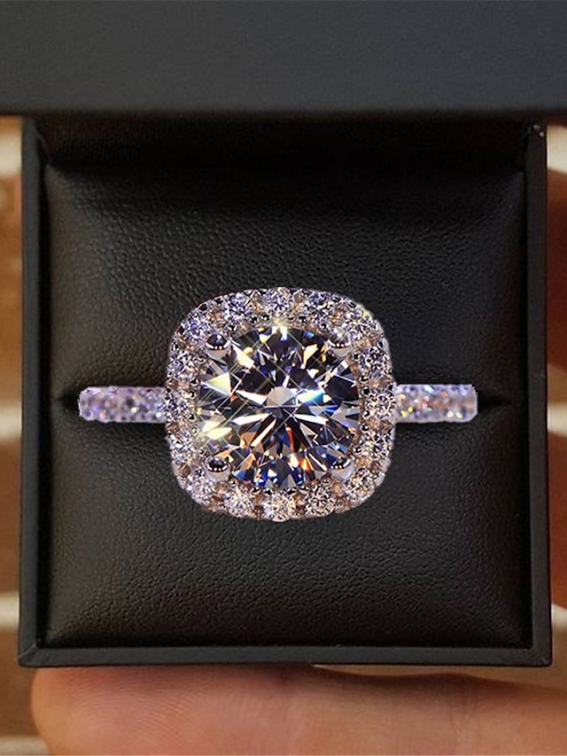  Women's Rings Fashion Wedding Geometry Ring