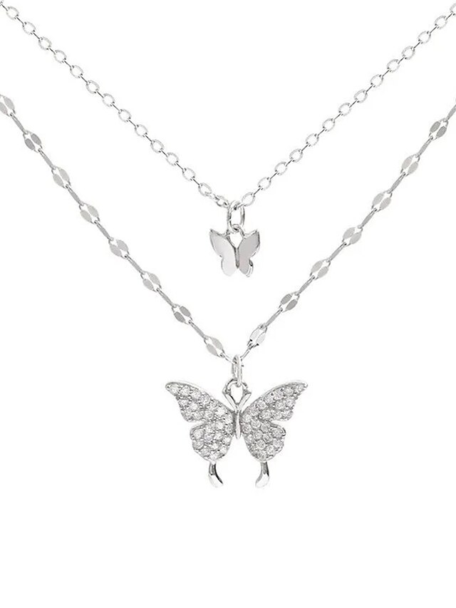 Women's necklace Fashion Outdoor Butterfly Necklaces 6