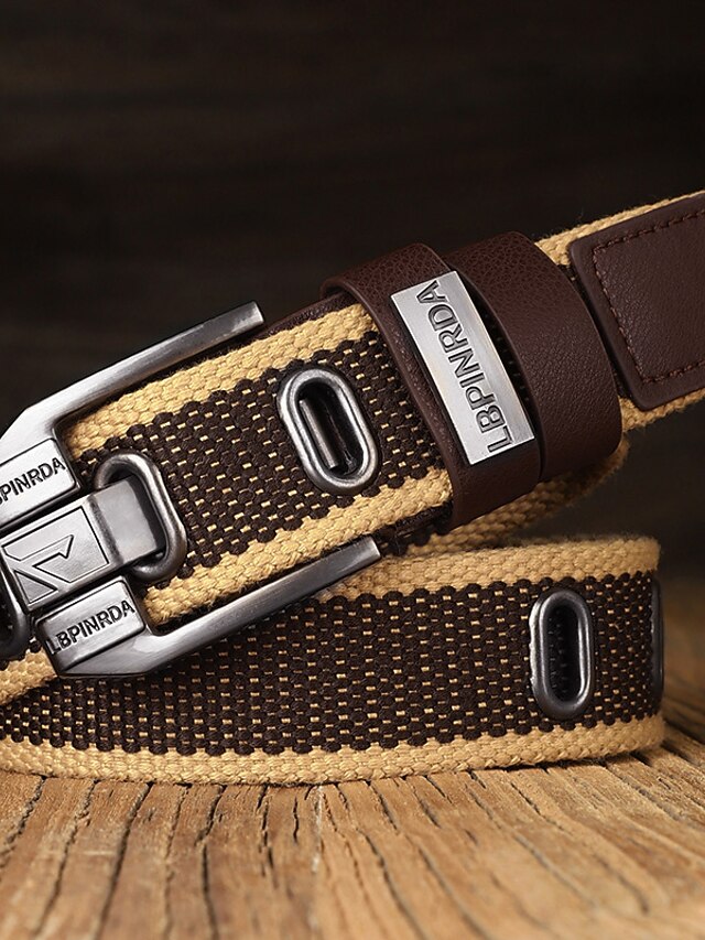 Ceinture Homme Tissu Réglable Sans Trou - Ceinture Toile Ajustable Pour Jean, Costume Et Voyage