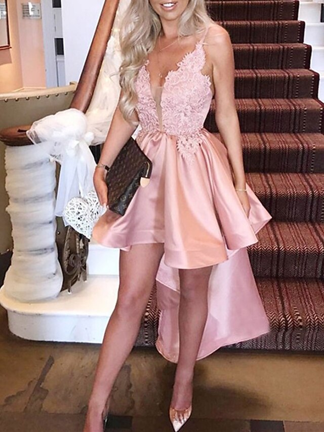 ALine Dresses High Low Dress Graduation Cocktail Party