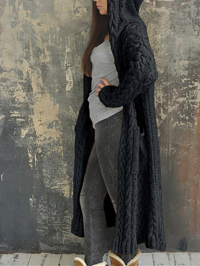 Casual Zipper Hooded Collar Cardigans(7 Colors)
