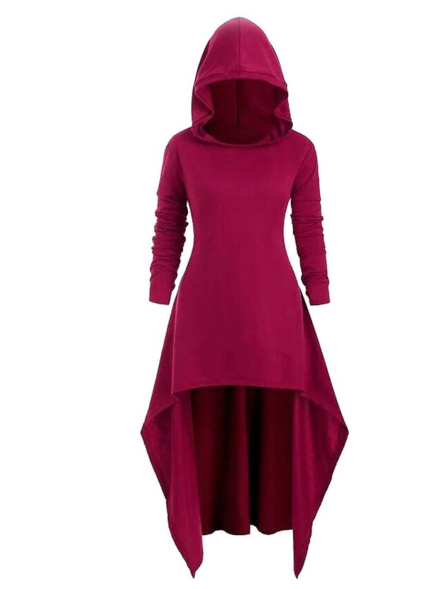 Women‘s Halloween Dress Casual Dress Hoodie Dress Midi Dress Gothic ...