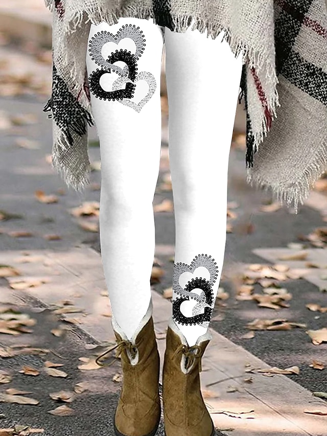 Women's Leggings Light Pink milk white Black 1# Fashion Soft Daily ...