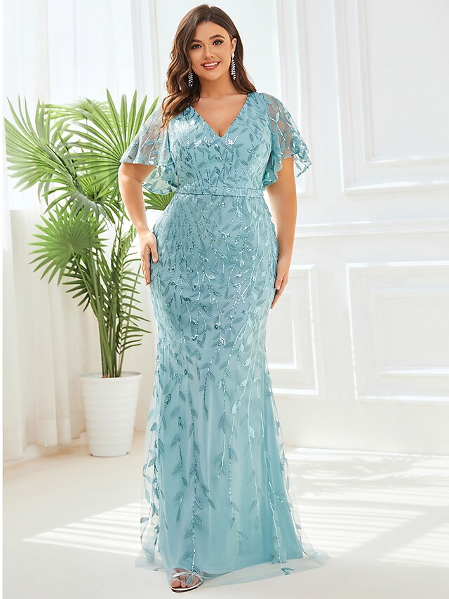 Mermaid / Trumpet Evening Gown Sparkle Dress Formal Cocktail Party ...