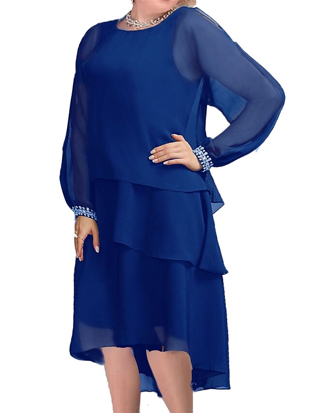 coedition-blue-draped-faux-wrap-dress-wedding-guest-outfit-fall-plus-size-wedding-guest