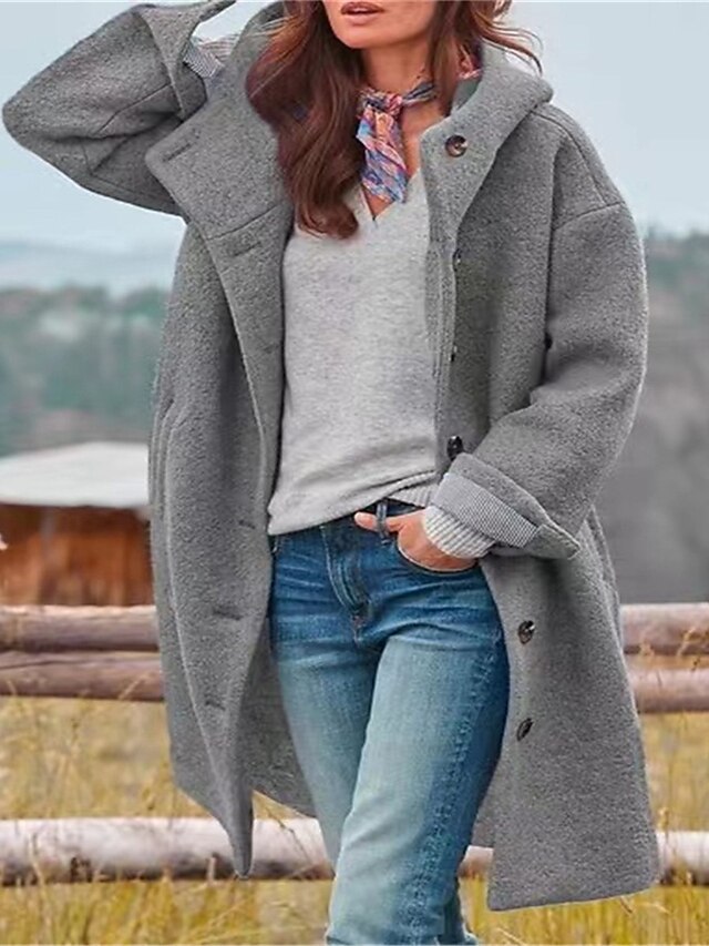 Women's Winter Coat Teddy Coat Street Daily Wear Vacation Fall Winter