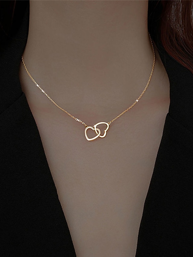  Women's necklace Fashion Outdoor Heart Necklaces