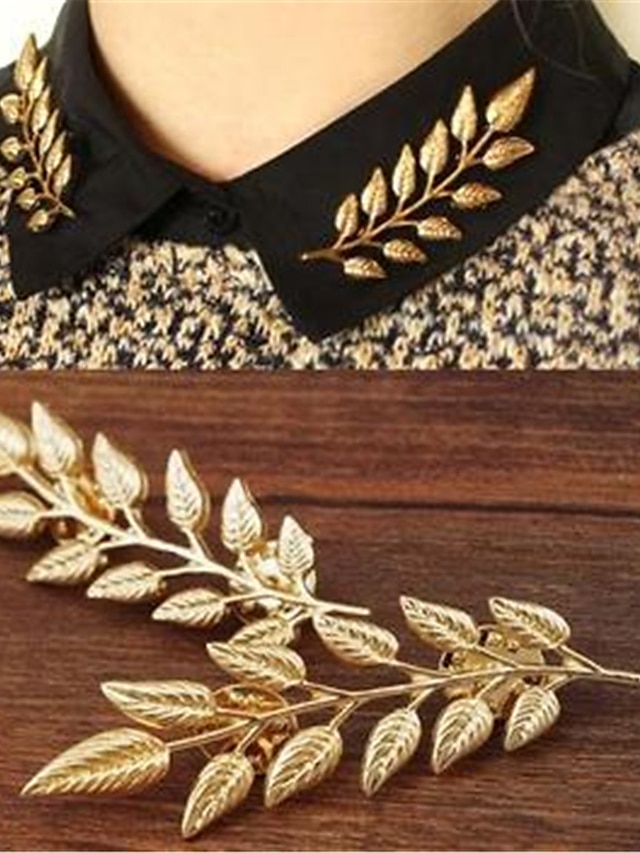  Women's Brooches Fashion Outdoor Leaf Brooch