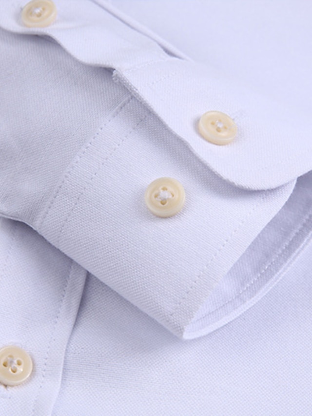 Men's Dress Shirt Button Down Shirt Collared Shirt Light Pink White