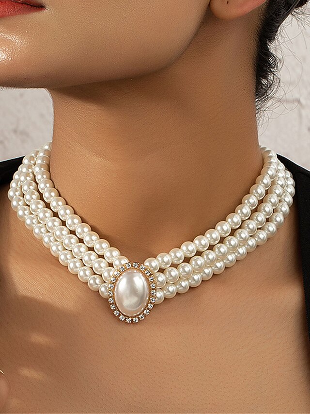 Women's necklace Elegant Wedding Geometry Necklaces 6