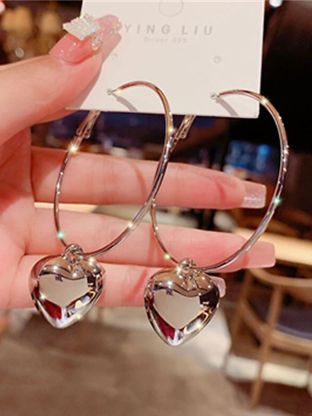 Women's Earrings Fashion Outdoor Heart Earring 8