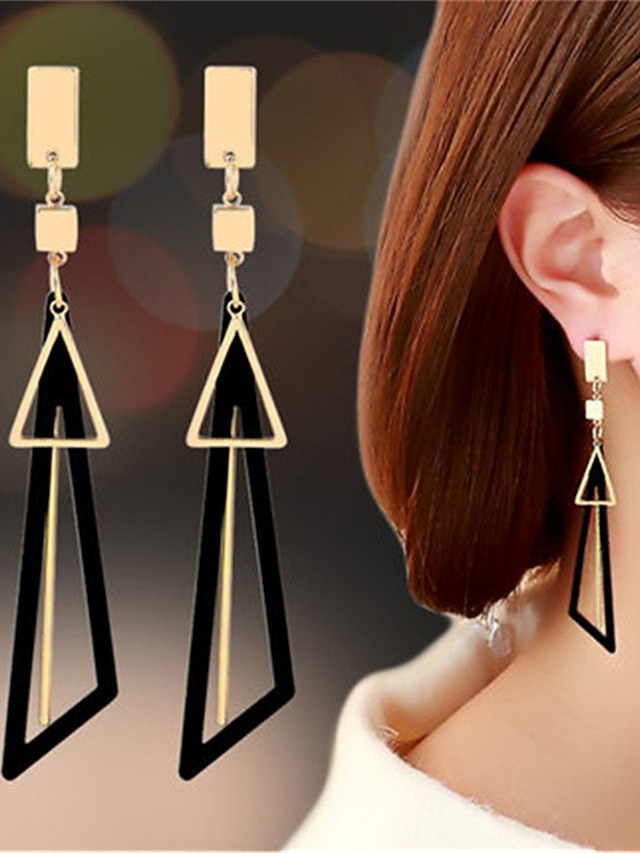  Damen Ohrringe Modisch Outdoor Geometrie Ohrring