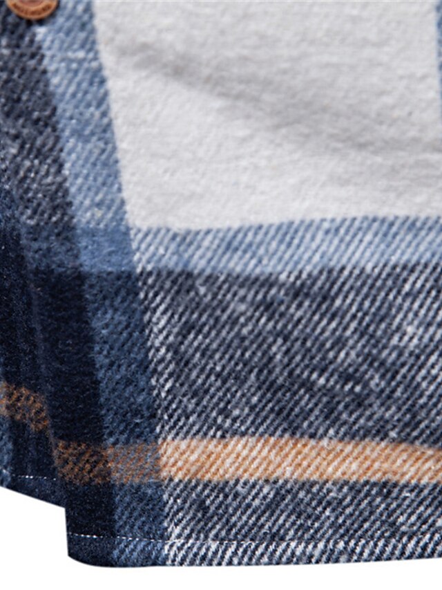 Men's Shirt Flannel Shirt Plaid Shirt Shirt Jacket Overshirt Shacket ...
