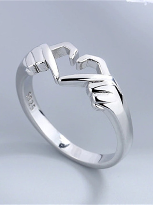  Γυναικεία Δακτυλίδια Μοντέρνα ΕΞΩΤΕΡΙΚΟΥ ΧΩΡΟΥ Καρδιά Δαχτυλίδι
