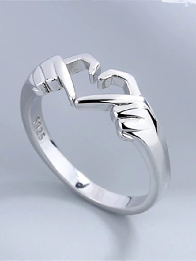 Women's Rings Fashion Outdoor Heart Ring 6
