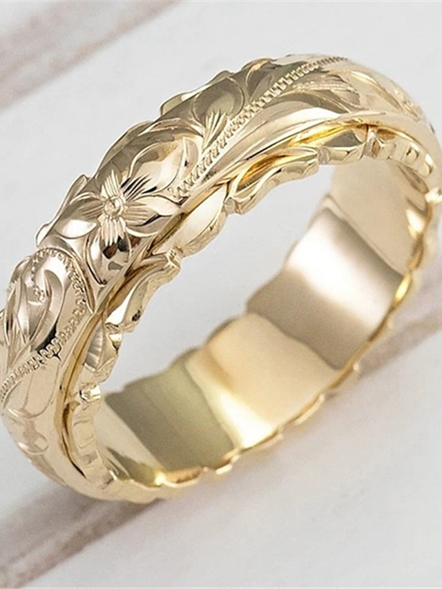 1 Stück Ring For Damen Täglich Verabredung Aleación Klassisch Blume