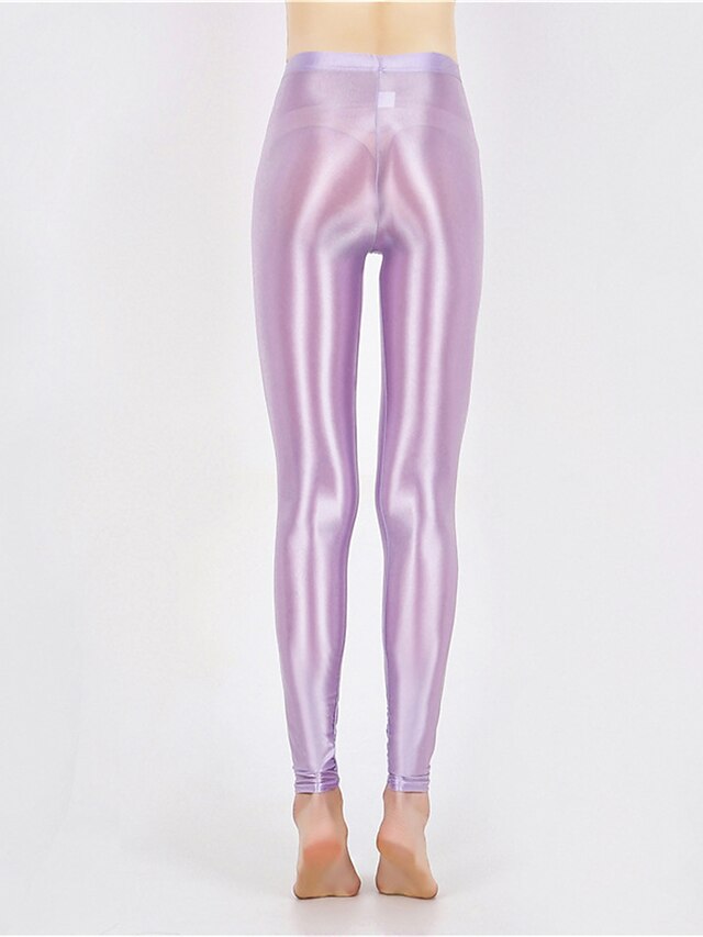  Dame Leggins Hyggelige leggings Aktiv Mode Gade Ankel-længde Høj Talje Vanlig Højt snit Åndbarhed Blød Bekvem Mikroelastisk udendørs Yoga & Danse Sko Gade Vinrød Rødkælkeæg Blå Grå Sort Efterår Vinter