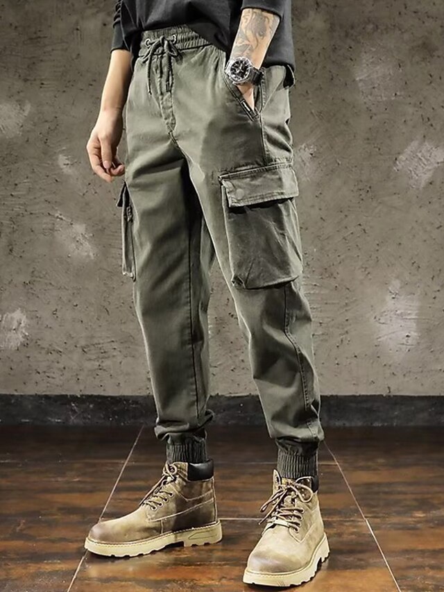 Pantalon Enfant Adolescent Doux Poches Chaîne Cordon Élastique Taille - Modèle Décontracté 6070
