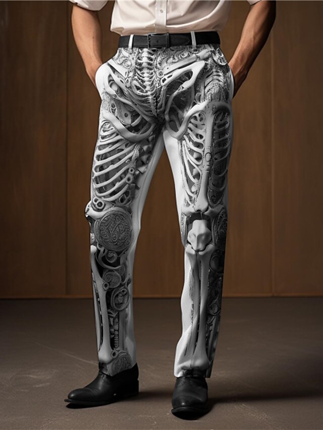 Skull Men's Graphic Skull Skeleton T Shirt Long Sleeve T shirt 3D Print ...