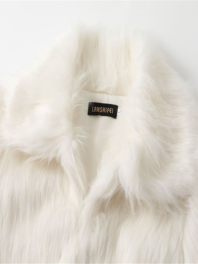 Men's Winter Coat Winter Jacket Fur Coat Daily Wear Vacation Soft