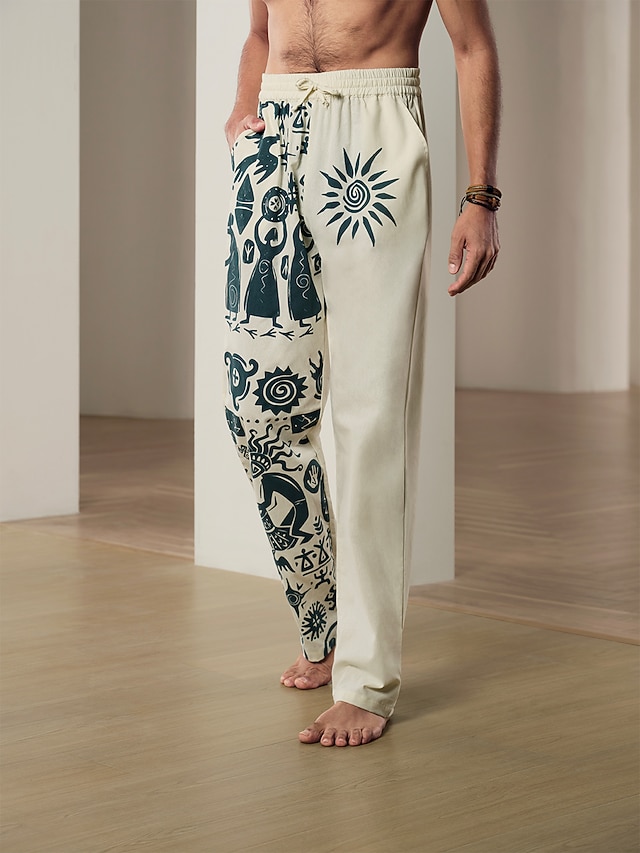 Pantalones étnicos Pantalones De Seda Hombre Traje De Boda De