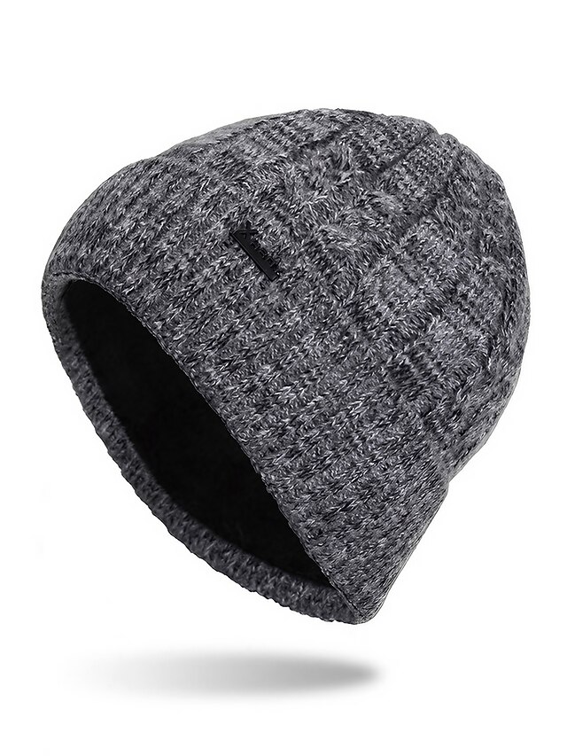 Men's Beanie Hat Fisherman Beanie Trawler Beanie Watch Cap Beanies Blue