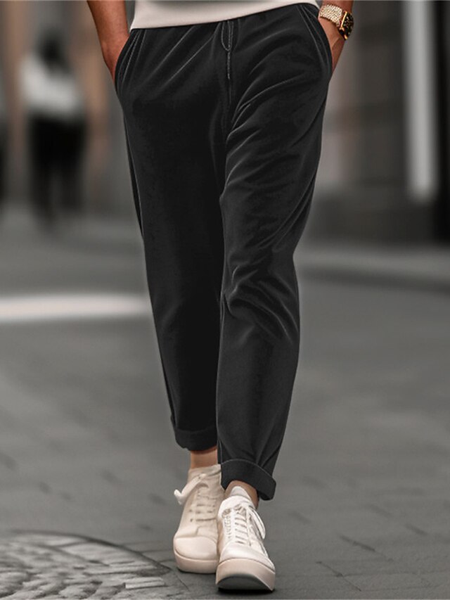 Jogging Homme Grande Taille Coton Sportswear - Pantalon Décontracté Élastique Léger