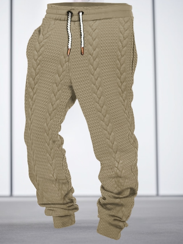 Pantalon Jogging Homme Cargo Décontracté Taille Élastique Slim Fit - Confort Quotidien Sport Et Loisirs
